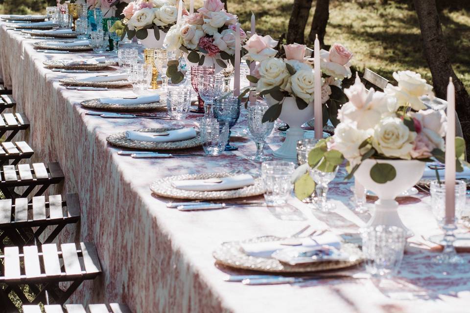 Flowers in the table