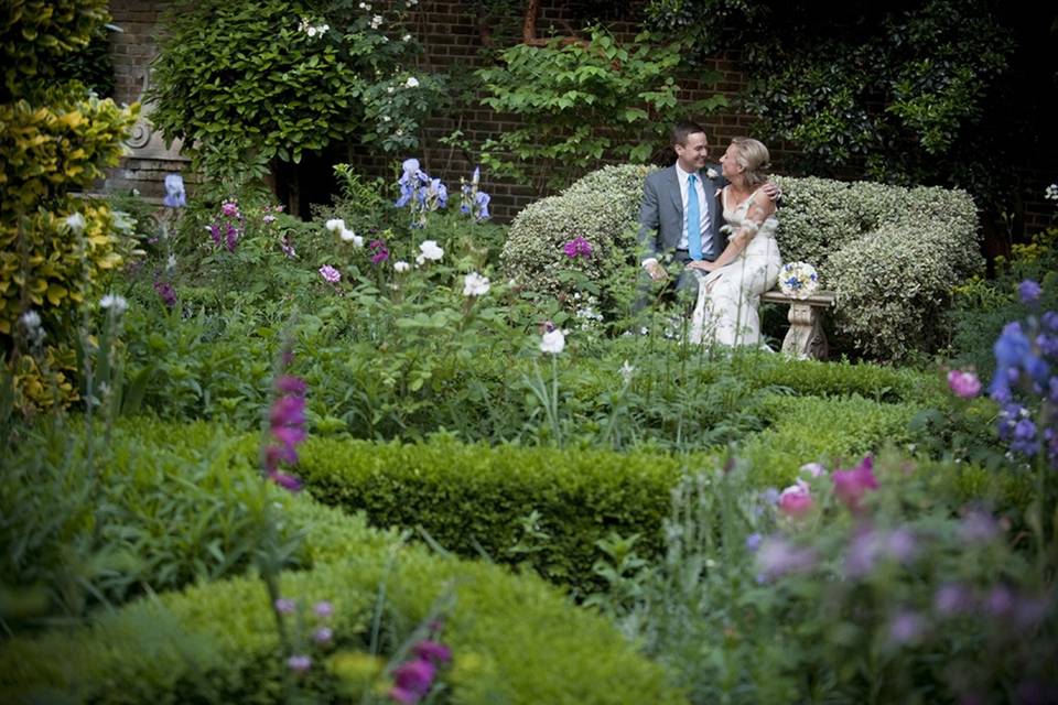 Bride groom flowers