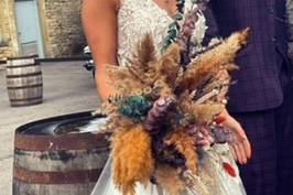 Dried Autumn wedding