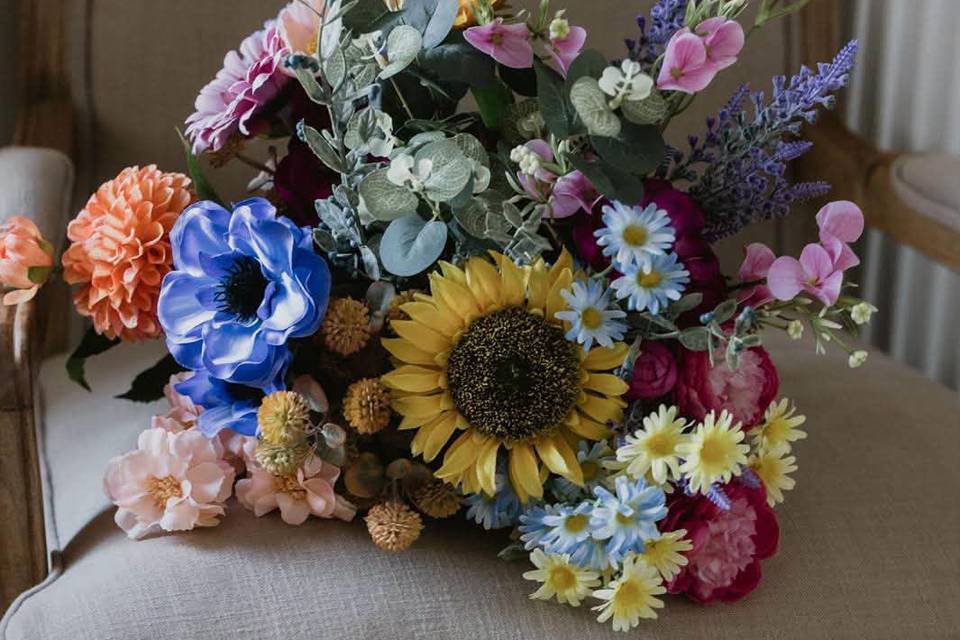 Silk Spring Meadow Bouquet