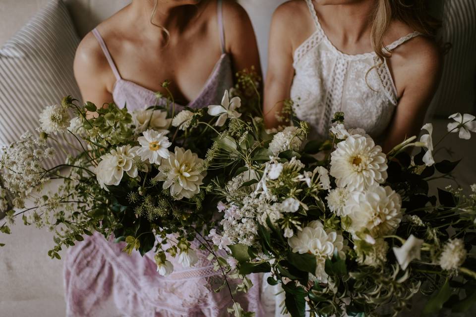 White wedding flowers