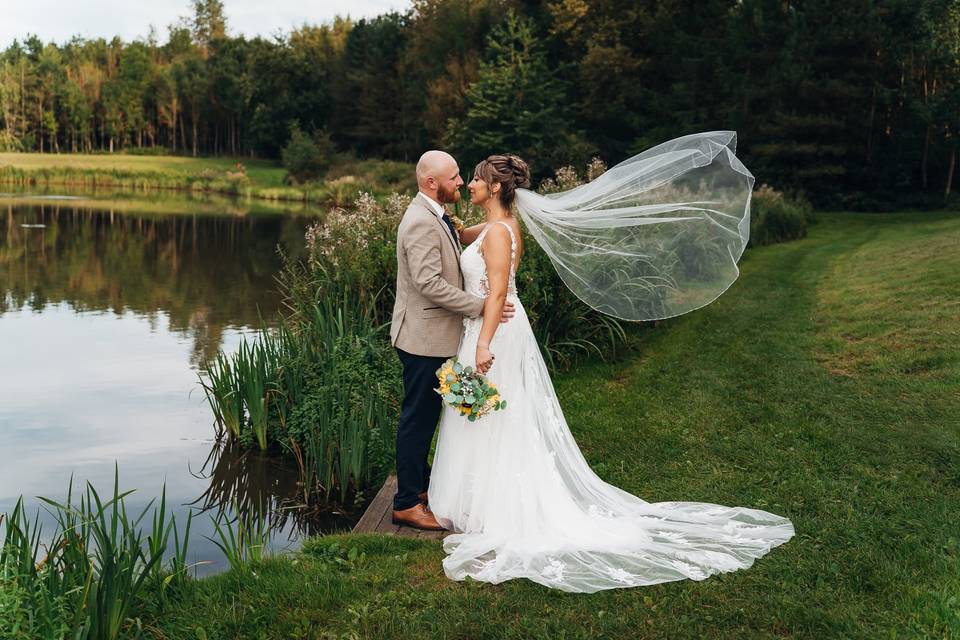 By the lake at Hidden Hive