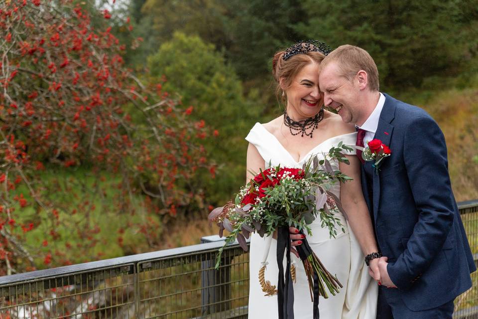 Coed Y Brenin woodland wedding