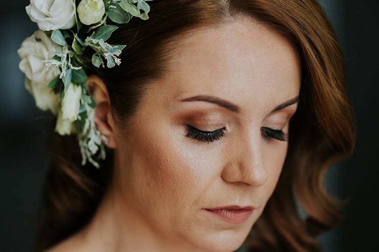 Natural wedding makeup