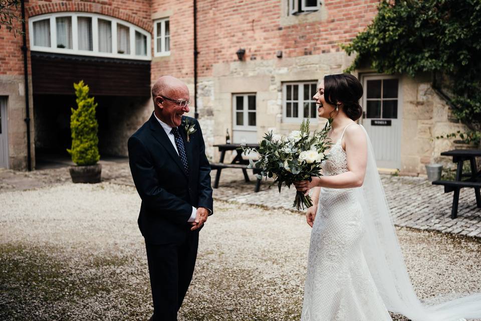 Father meeting Bride!