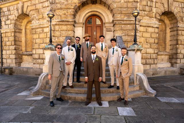 Groomsmen Oxford Wedding