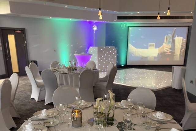 Sparkly White Dance Floor