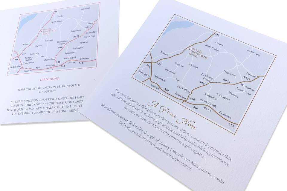 Information Card + Map