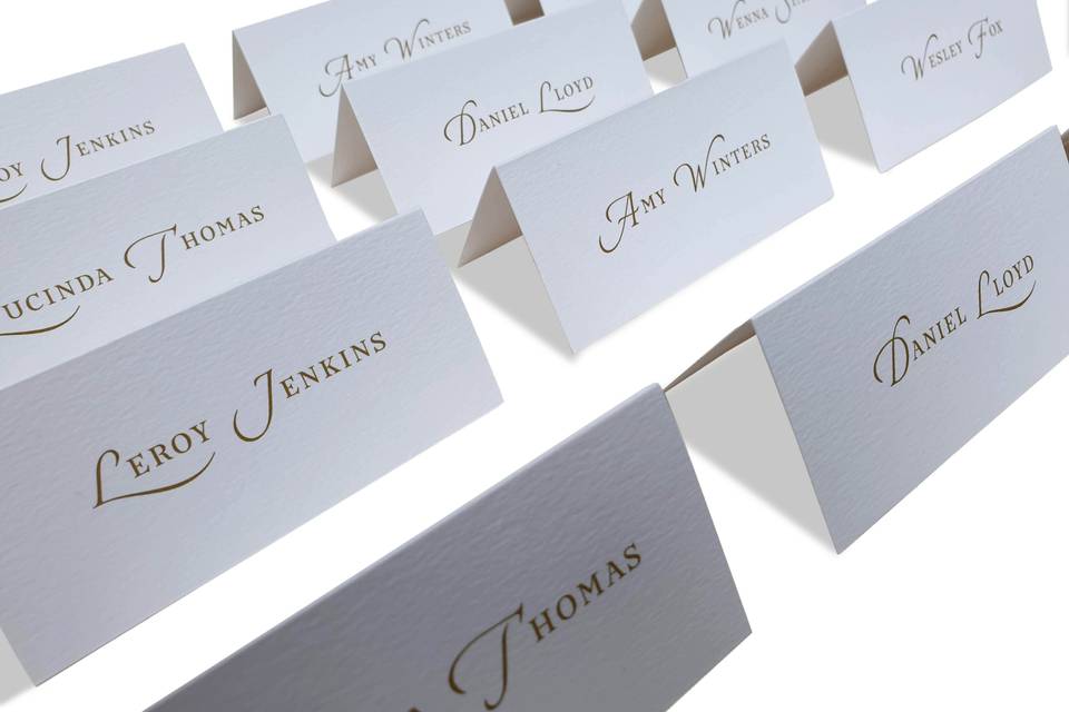 Place Cards - Name Only