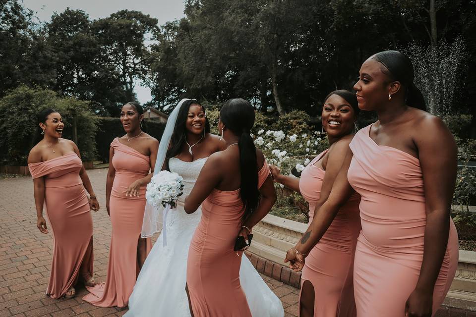 Bride + Bridesmaids