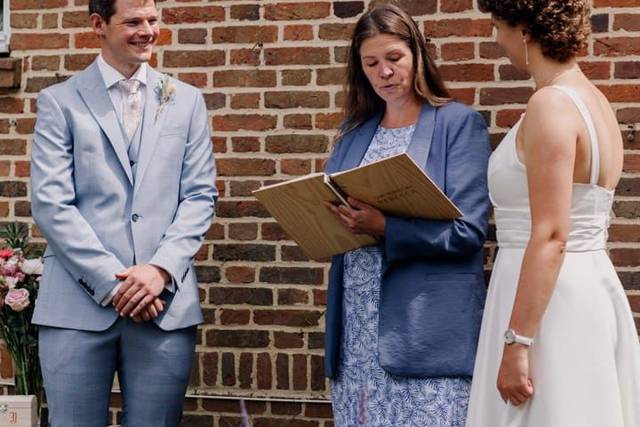 Holiday home wedding