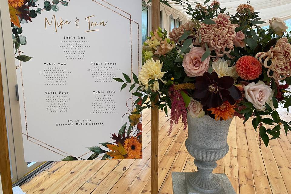 Table Plans