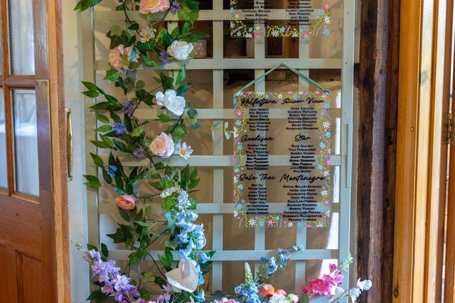 A table plan built and designe