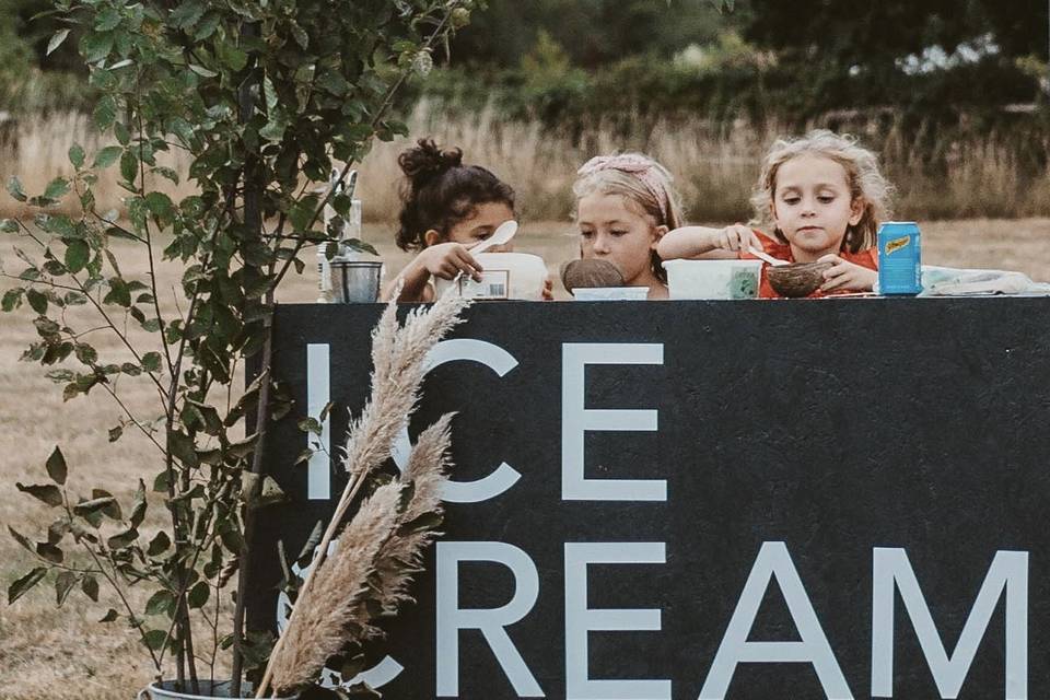 Ice cream stand