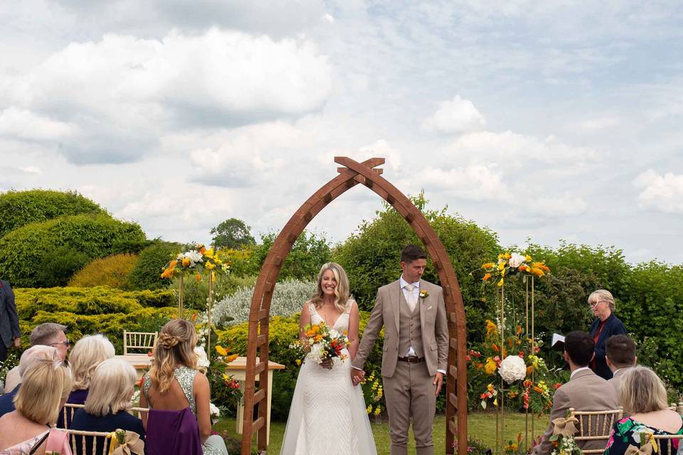 Outdoor ceremony