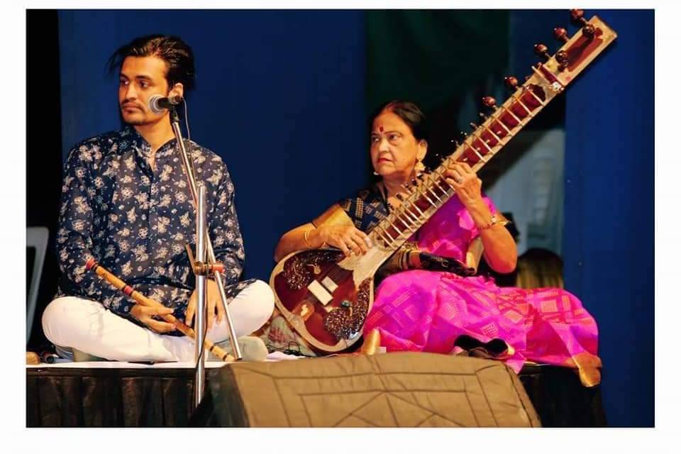 Duo flute and sitar