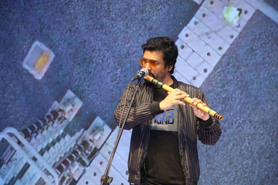 Solo flute performance