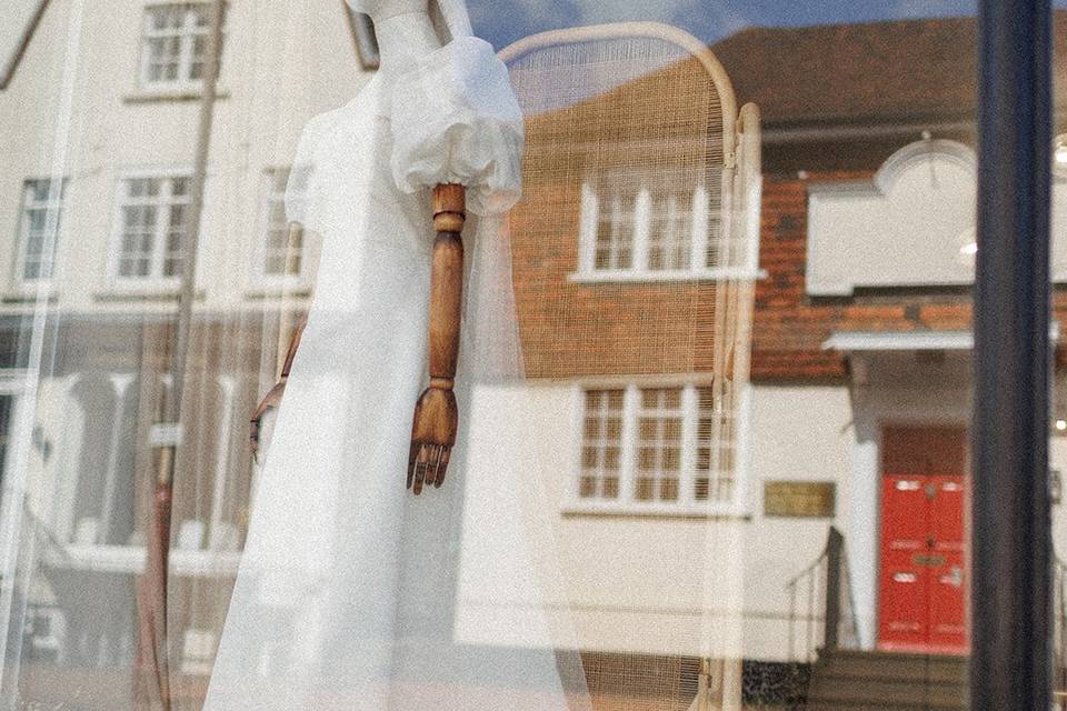 Studio window ft. Poppy gown