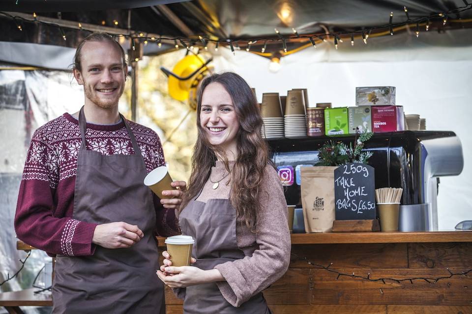 Pop-up speciality coffee bars