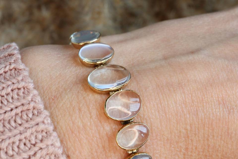 Antique moonstone bracelet