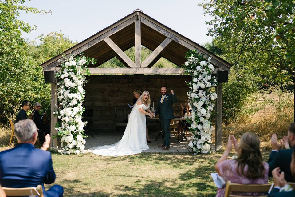 Outdoor wedding