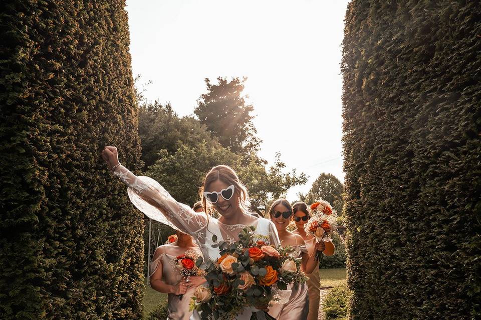 Celebrations in the garden