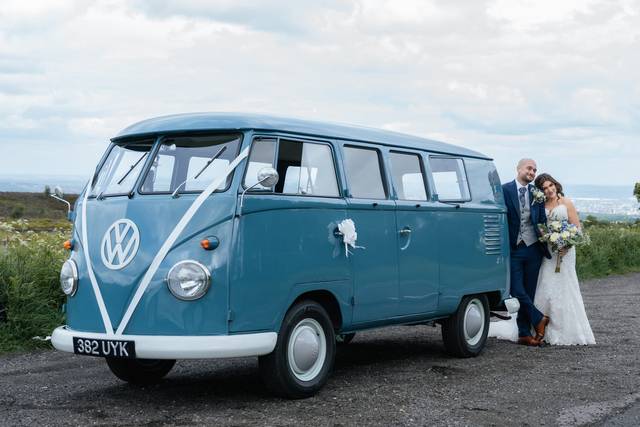 Bride and Groom Camper Van