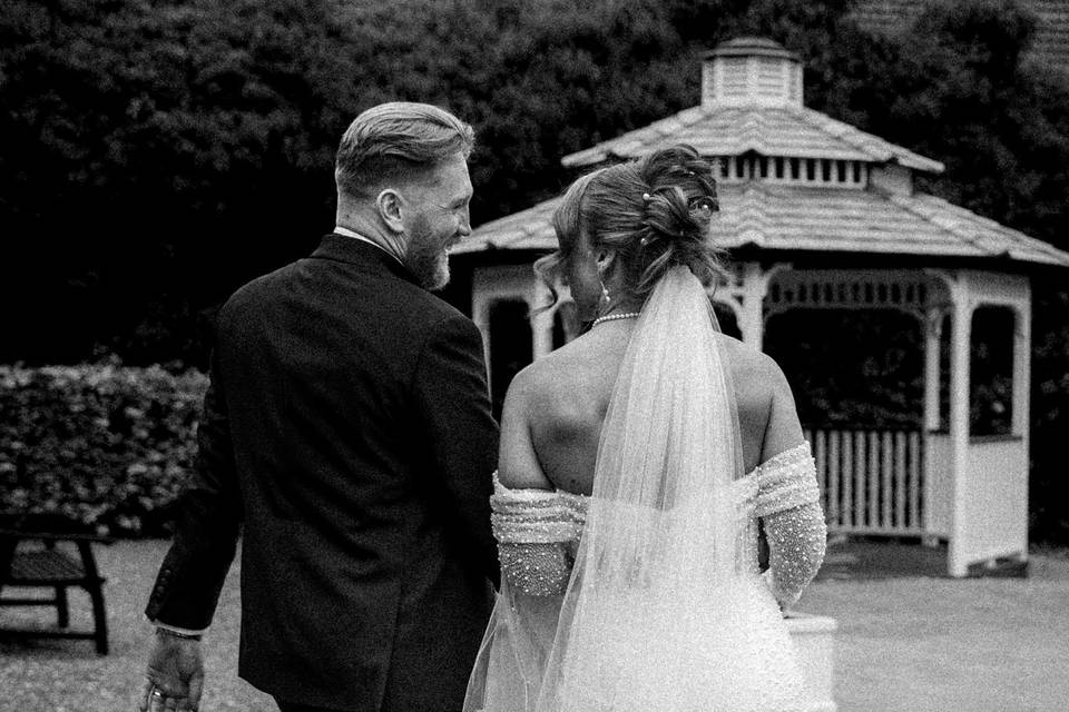Couple walking