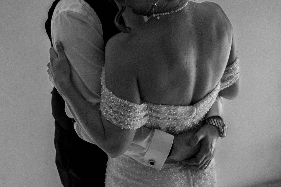 Intimate dance moment
