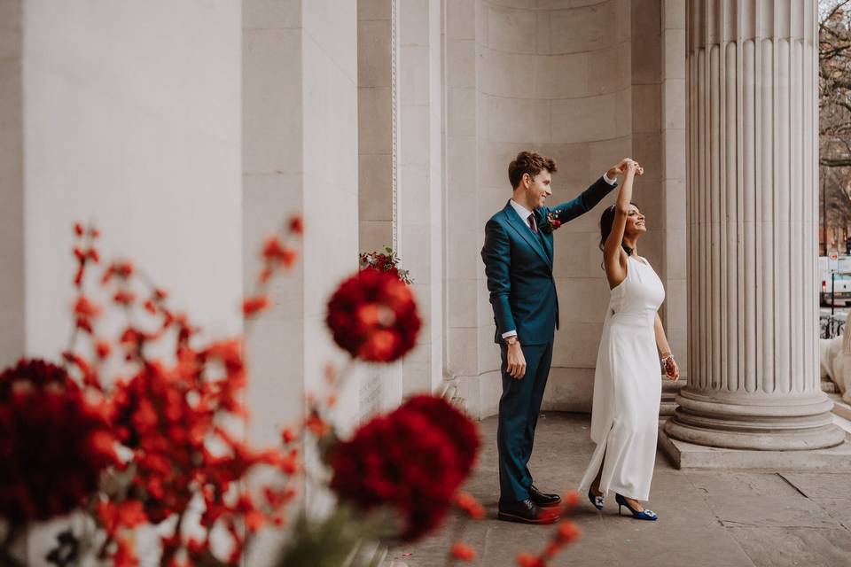 Marylebone town hall wedding