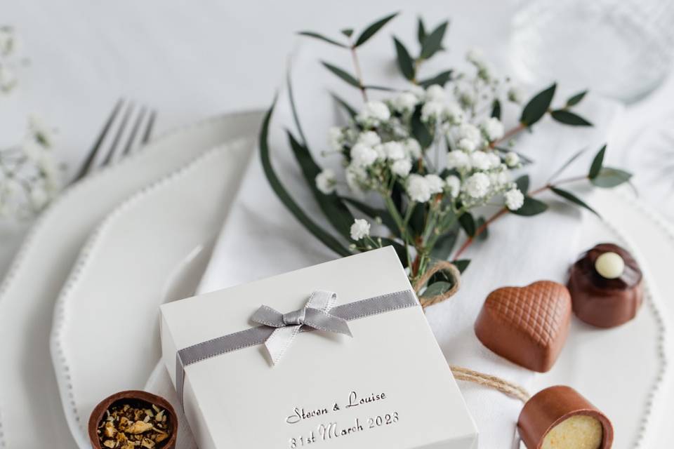 Wedding Favours, 4 Chocolates