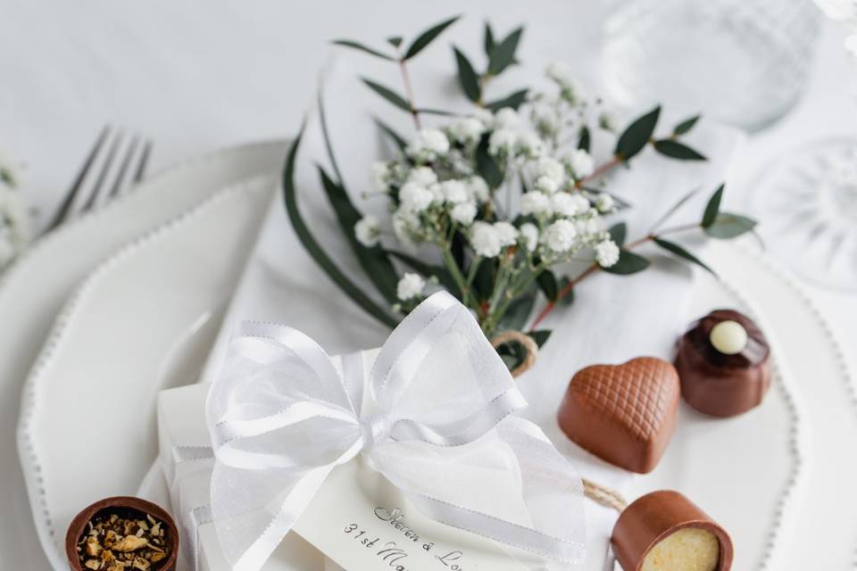 Wedding Favours, 4 Chocolates