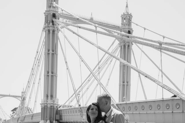 Albert bridge wedding photos