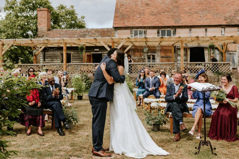 Ceremony outside