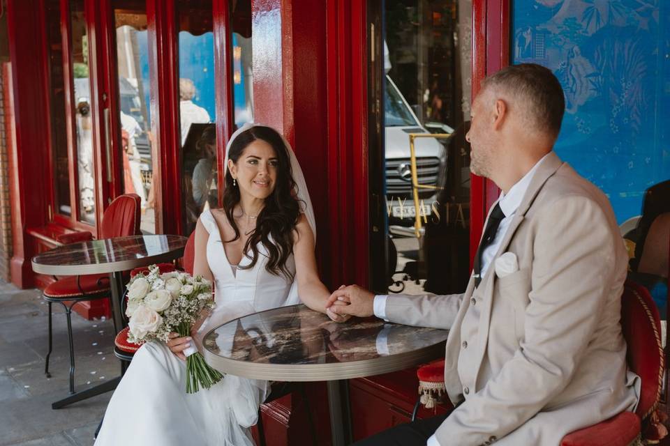 Bride and groom portraits