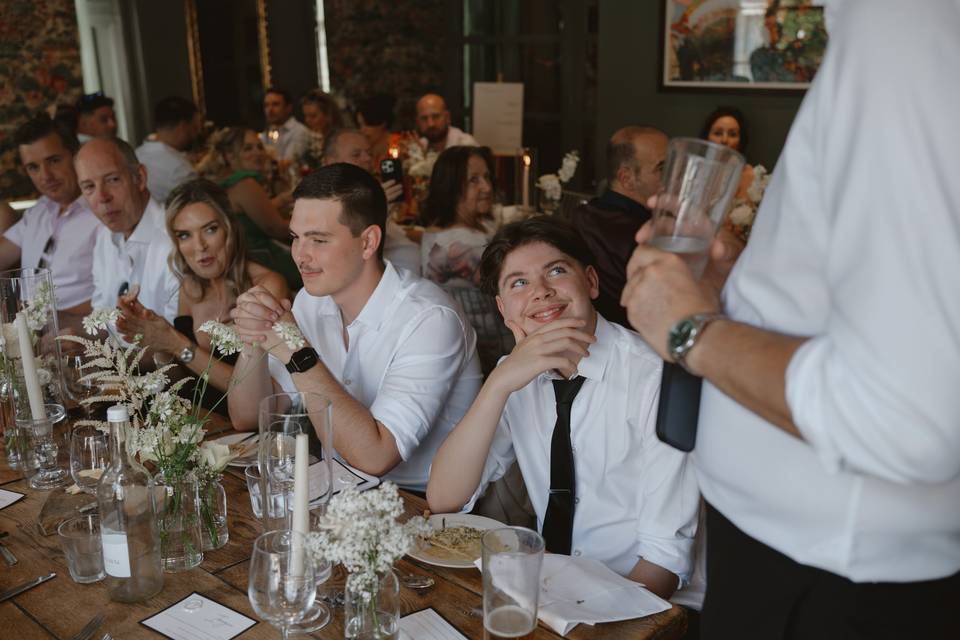 Groom speech