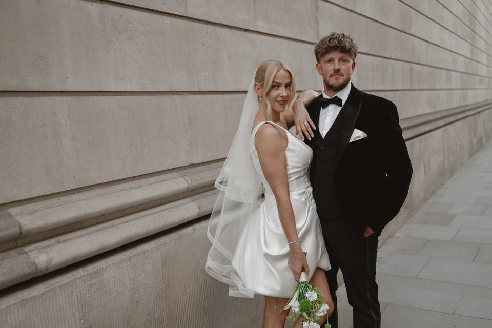 Bride and groom portraits