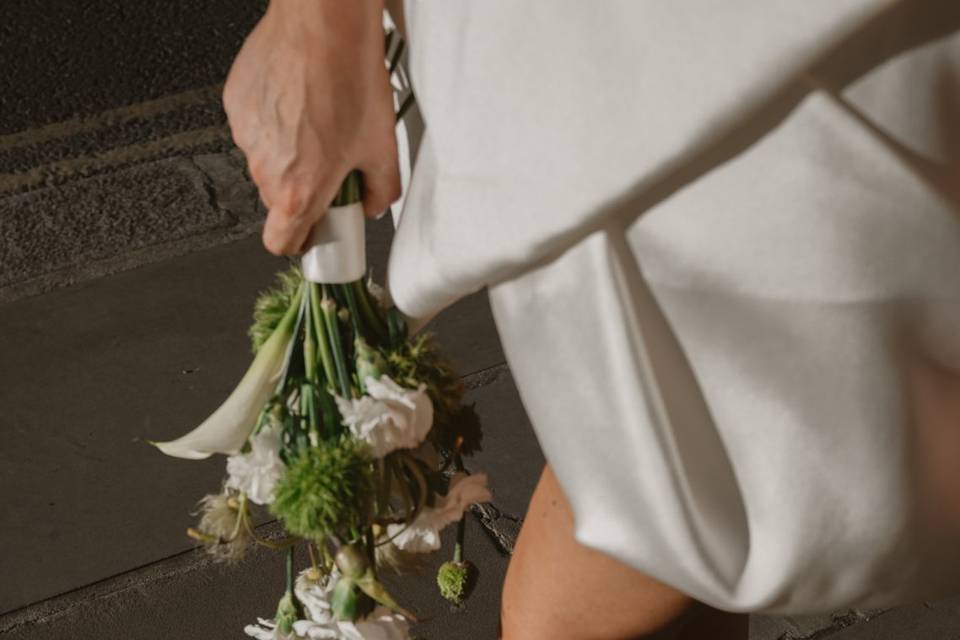 Bridal detail shot