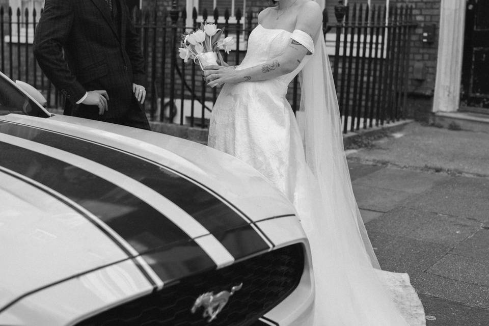 Bride and groom portraits