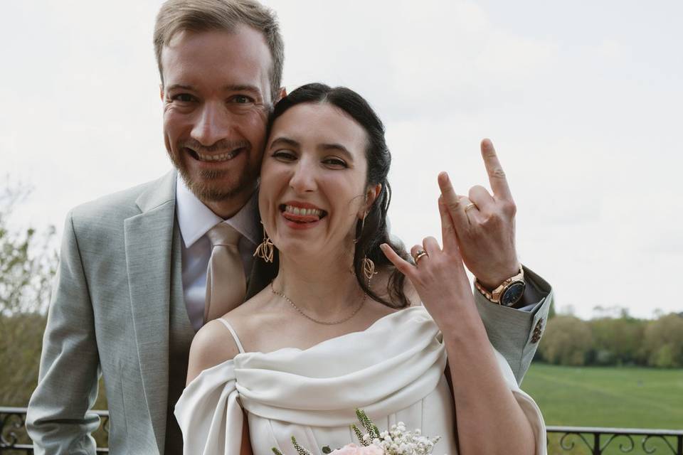 Bride and groom