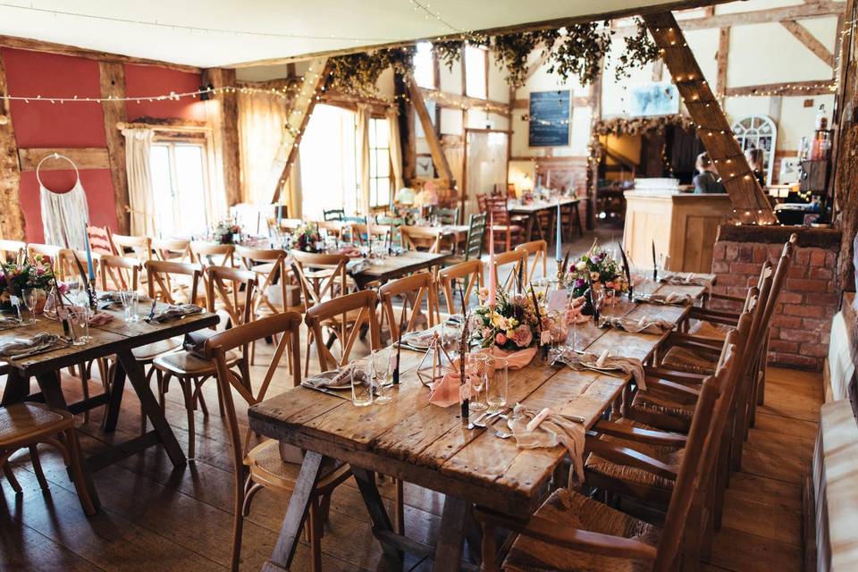 Reception in The Barn