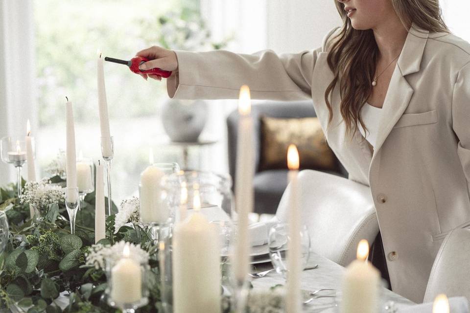 Always lighting candles!