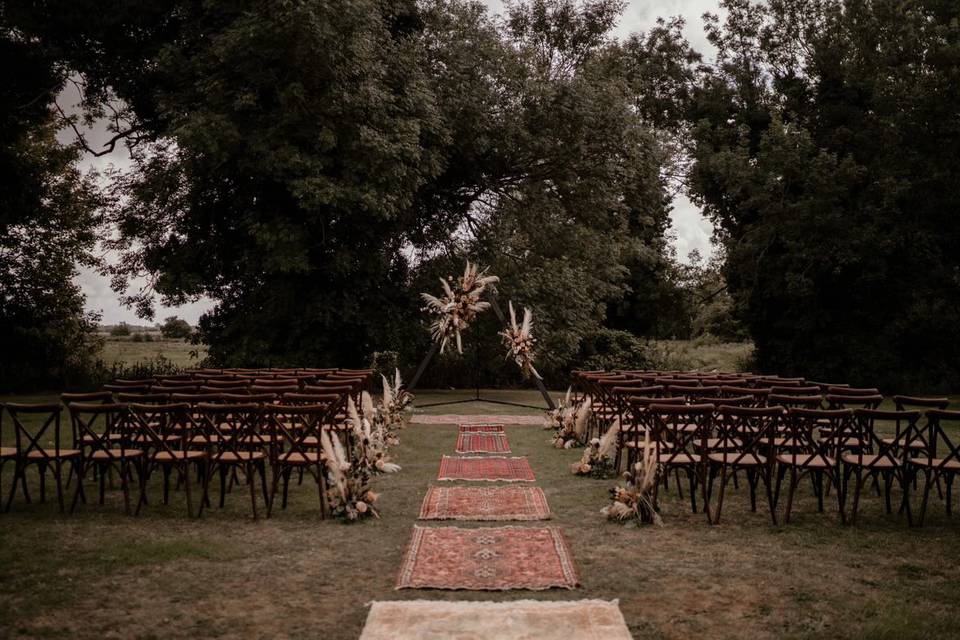 Aisle flowers