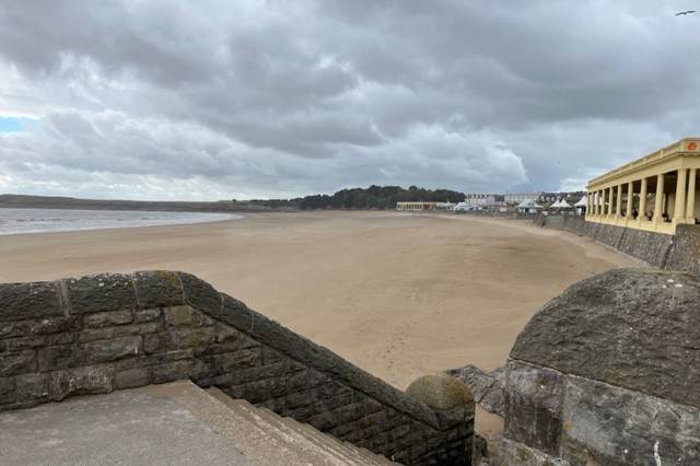 Clean, sandy beach