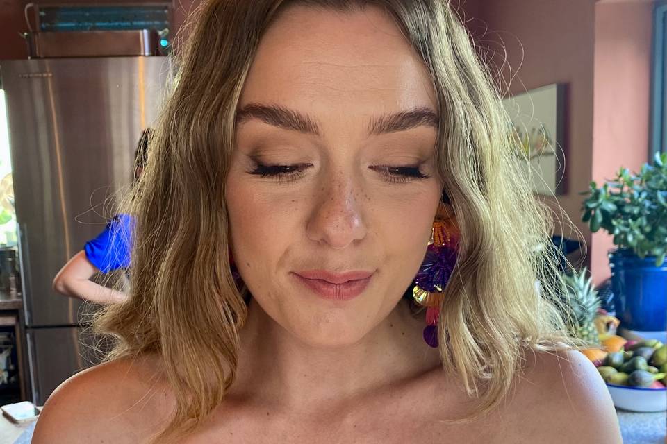 All matte bridesmaid