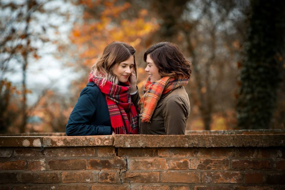 Autumn pre-engagement shoot