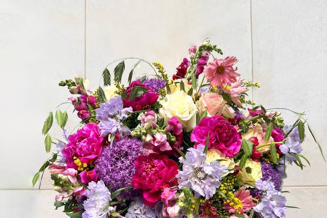 Vibrant garden florals