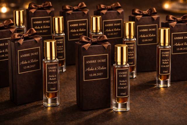 Mini perfumes favour