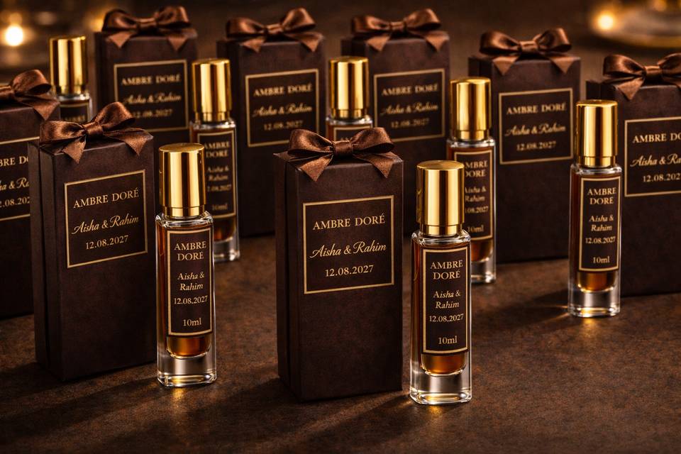 Mini perfumes favour