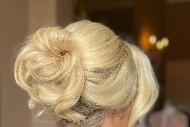 Polished bridal pleat